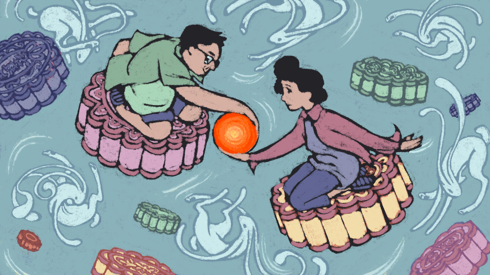 Mid-Autumn Mooncakes Style Frame 4